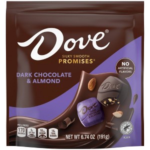 Dove Promises Dark Choclate & Almond Candy - 6.74oz - 1 of 4