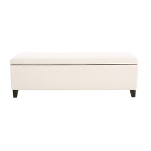 Christopher Knight Home Linfield Modern Indoor Boucle Storage Ottoman - 1 of 4