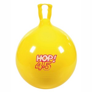 Gymnic Children's Bouncing Hop 45 Ball Yellow 18" diameter - 1 of 4