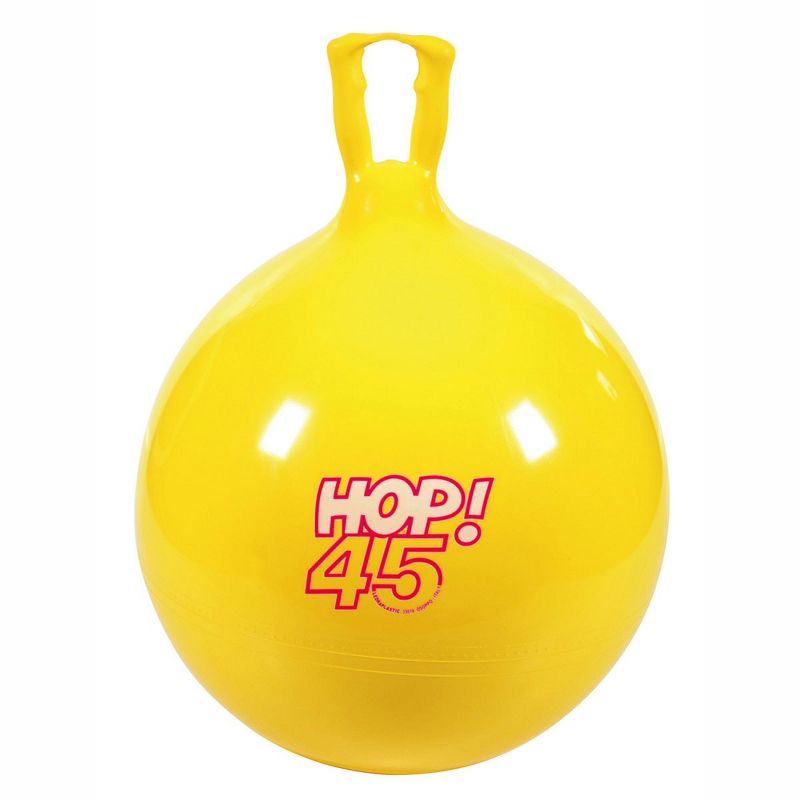 Gymnic Children's Bouncing Hop 45 Ball Yellow 18" diameter, 1 of 5