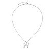 Adornia Silver Plated Mixed Stone Crystal Initial Necklace - 3 of 3