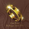 Lord Of The Rings One Ring To Rule Them All Adult T-Shirt - 2 of 4