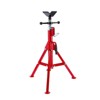 Heavy-Duty Pipe Jack Stand, Adjustable Tripod V-Head Support for 1/8" to 12" Pipes - 3 of 4