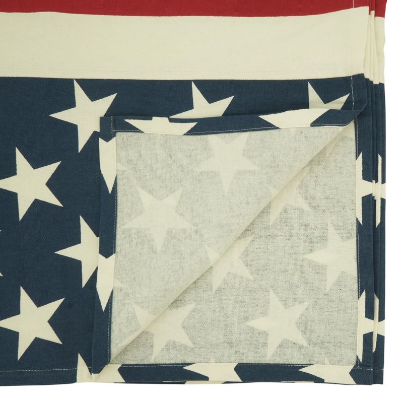 Saro Lifestyle Tablecloth with American Flag Print, 3 of 5