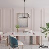 Hunter Fan Sunjai 6-Light Chandelier Ceiling Light Fixture Matte Black - 2 of 4