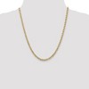 Black Bow Jewelry 3.75mm 14k Yellow Gold Solid Concave Anchor Chain Necklace - 2 of 4