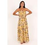 Petal and Pup Womens Bloom Strapless Maxi Dress