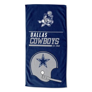 30"x60" NFL Dallas Cowboys 40 Yard Dash Legacy Printed Beach Towel - 1 of 3