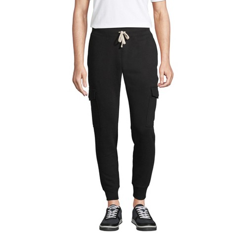 Lands' End Men's Serious Sweats Sweatpants - Small - Black : Target