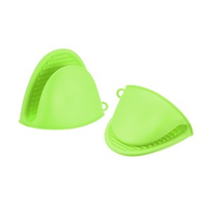 Unique Bargains TPE Heat Resistant Anti-skid Kitchen Utensil Sets Mini Oven Mitts - 1 of 4