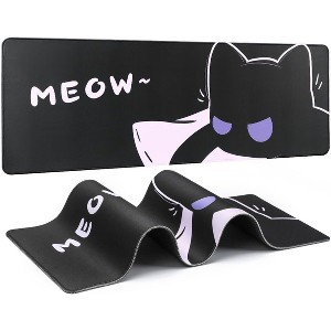 Wikineon Gaming Mouse Pad, Large Mouse Pad, Non-Slip 4mm Laptop Gaming Desk Pad, Waterproof Desk Pad for Gaming, Office and Home (31.49'' x 11.8'') - 1 of 4