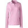 Lands' End School Uniform Women's Long Sleeve Feminine Fit Interlock Polo Shirt - 2 of 2