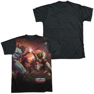 Men's Masters Of The Universe Battle Short Sleeve Costume T-Shirt - 1 of 4