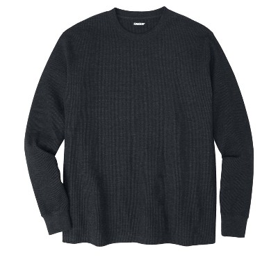 Waffle-Knit Thermal Crewneck Tee