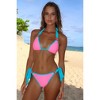 'Candy & Sky' Triangle Bikini Top Candy & Sky Extra Large - 4 of 4
