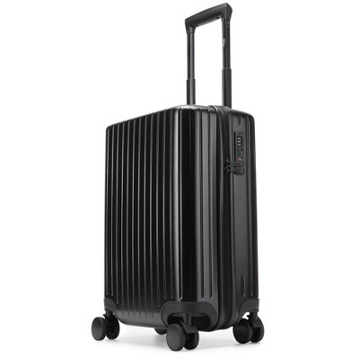 Miami Carryon Ocean Hardside Spinner Carry On Suitcase - Black : Target