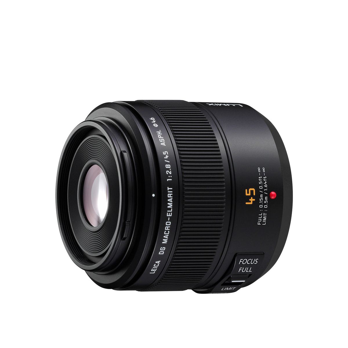 PANASONIC LUMIX G LEICA DG MACRO-ELMAR LENS, 45MM, F2.8 ASPH., PROFESSIONAL MIRRORLESS MICRO FOUR THIRDS, MEGA OPTICAL I.S., H-ES045 (USA BLACK) - thumbnail 2