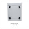 Alera File Pedestal with Full-Length Pull, Left or Right, 2-Drawers: Box/File, Legal/Letter, Light Gray, 14.96" x 19.29" x 21.65" - 4 of 4