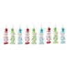 Glass Snowman Candy Ornament (Set of 12) - 3 of 3