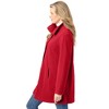 Woman Within Fleece Swing Funnel-Neck Coat - 4 of 4