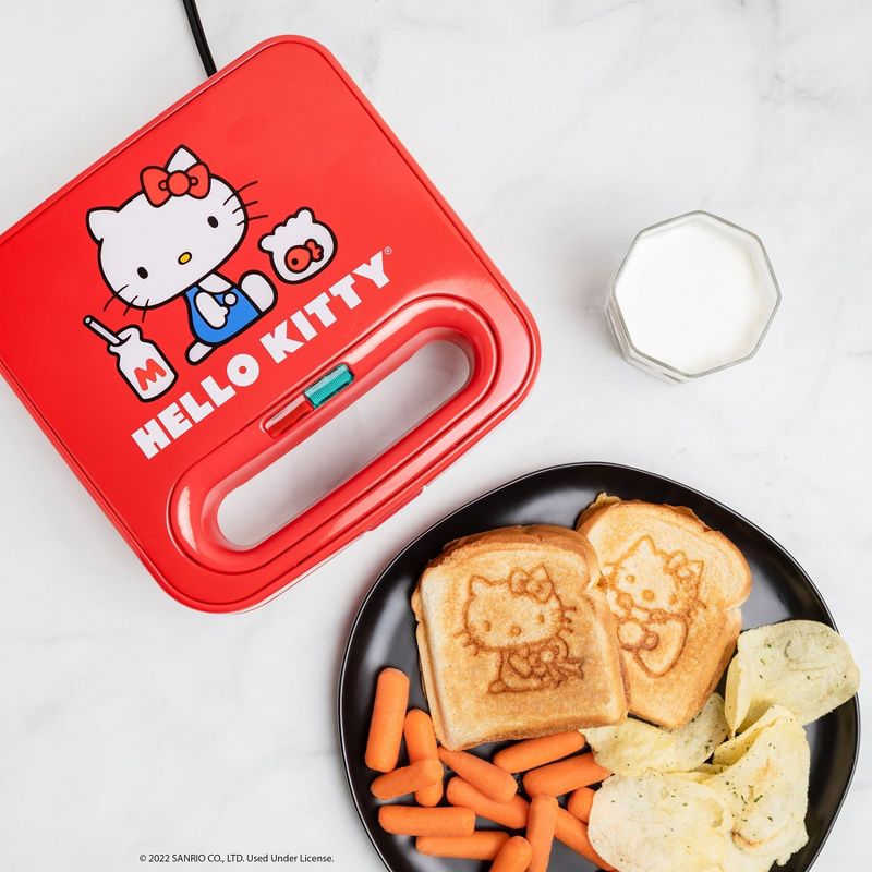 Uncanny Brands Hello Kitty Red Grilled Cheese Maker, 1 of 10