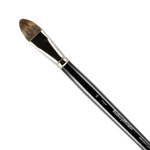 Creative Mark Hamburg Premiere Professional Oil Painting Brushes - Filbert Oil Paint Brush - Handmade in Germany, Natural & Synthetic Hair Blend, Long - 1 of 4