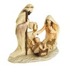 Dicksons Holy Family Tan and Gold Tone 6.5 Inch Resin Christmas Tabletop Figurine - 2 of 2