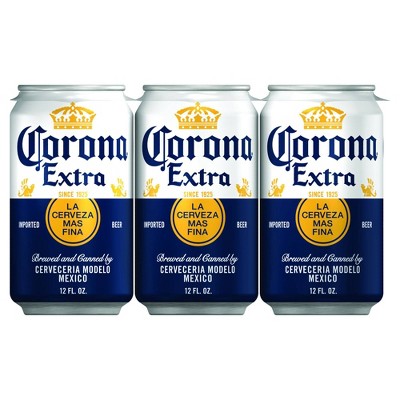 Corona Extra Lager Beer - 6pk/12 fl oz Cans