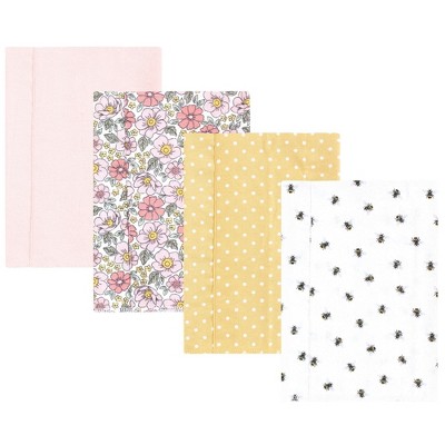 Luvable Friends Hudson Baby Flannel Burp Cloths 4pk Set