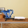 VEVOR 4 Color 1 Station Screen Printing Machine, 21.2x17.7in / 54x45cm Screen Printing Press 360° Rotable Silk, Blue - 2 of 4