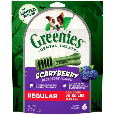 Greenies Scary Berry Regular Dental Dog Treats - 6oz