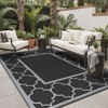 Abynow Geometric Modern Indoor and Outdoor Area Rug - 2 of 4