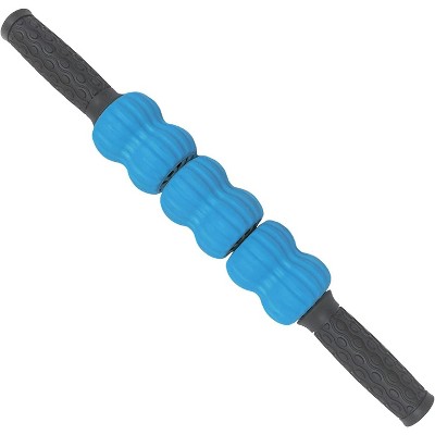 Dr. Scholl's Handheld Massage Stick Roller, Soft Touch Foam with Textured Rollers for Muscle Tension, Injury Recovery & Post-Workout Relief