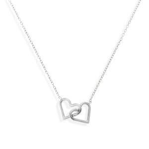 EVRY JEWELS WATERPROOF Gold or Silver Plated You Have My Heart Necklace - 1 of 1