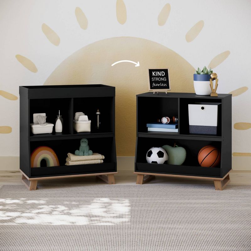 Storkcraft Modern Convertible Changing Table and Bookcase, 2 of 16