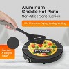 Morning Star Electric Crepe Maker, Non stick Griddle with Heat Control - 4 of 4