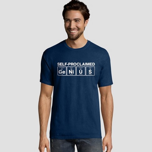 Hanes Men's Short Sleeve Graphic T-shirt - Bright Navy L : Target