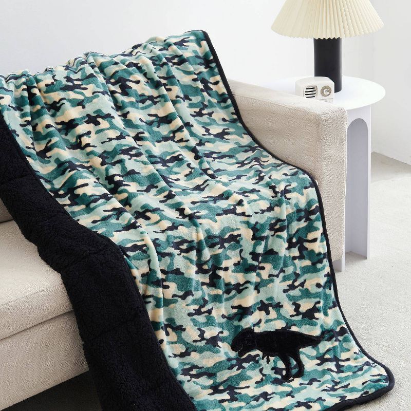 36"x56" Applique Weighted Throw Blanket - Rejuve, 1 of 8