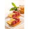 Sasa Demarle FP 2171 Half-Size Flexipan with Fluted Square Tartlet - 12 Cavities - 3 of 3