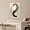 Art Remedy Earthworm in the glass bowl Contemporary Shapes Abstract Wall Art Framed - 2 of 4