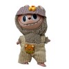 Labubu Doll Overalls Set with Gingerbread and Teddy Bear Accents - 2 of 4