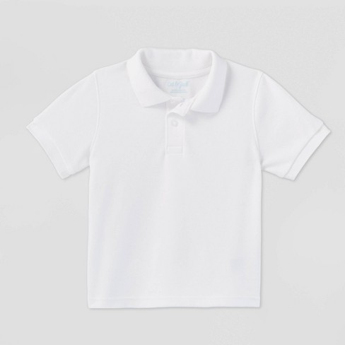 Toddler Boys' Short Sleeve Interlock Uniform Polo Shirt - Cat & Jack™ - image 1 of 2