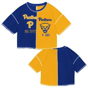 NCAA Pitt Panthers Girls' Fashion T-Shirt - 1 of 3
