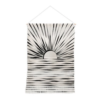 Alisa Galitsyna Minimal Sunrise Sunset Fiber Wall Art - Society6