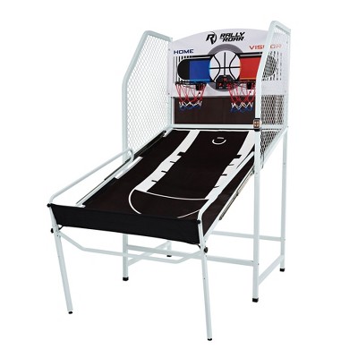 Foldable Indoor Outdoor Arcade Basketball Game with LED Scorer and Steel Frame