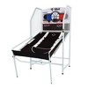 Rally and Roar Arcade Cage Basketball Game, Foldable Indoor Outdoor Sports Machine for 2 Players with Steel Hoops, LED Scorer, and 6 Balls, Multicolor - 4 of 4