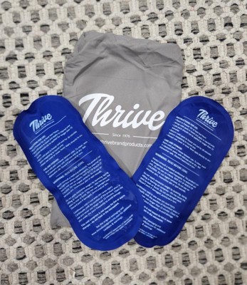 Thrive 2 Pack Reusable Gel Ice Packs for Injuries, one size