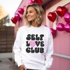 Simply Sage Market Women's Graphic Sweatshirt Self Love Club - 2 of 4