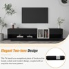 KTMBDW TV Stand for TV Up to 80'', Entertainment Center with Storage Cabinet and 3 Drawers, Wooden Media Console Table for Living Room, Office - 4 of 4