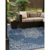 Unique Loom Outdoor Traditional Antique Medallion Woven Area Rug - 4 of 4